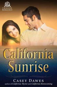 California Sunrise, contemporary romance, cover
